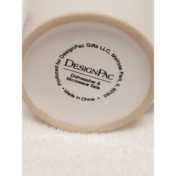 DesignPac Gifts LLC White Mug Red Stripe Design 10oz - Picture 10 of 10